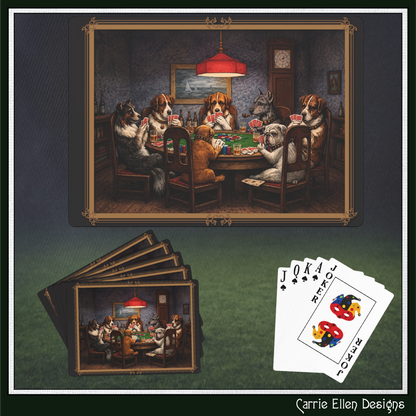 Poker Dogs Premium Playing Cards | Classic Dog Poker Deck (4273)