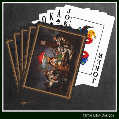 Poker Dogs Premium Playing Cards | Classic Dog Poker Deck (4273)