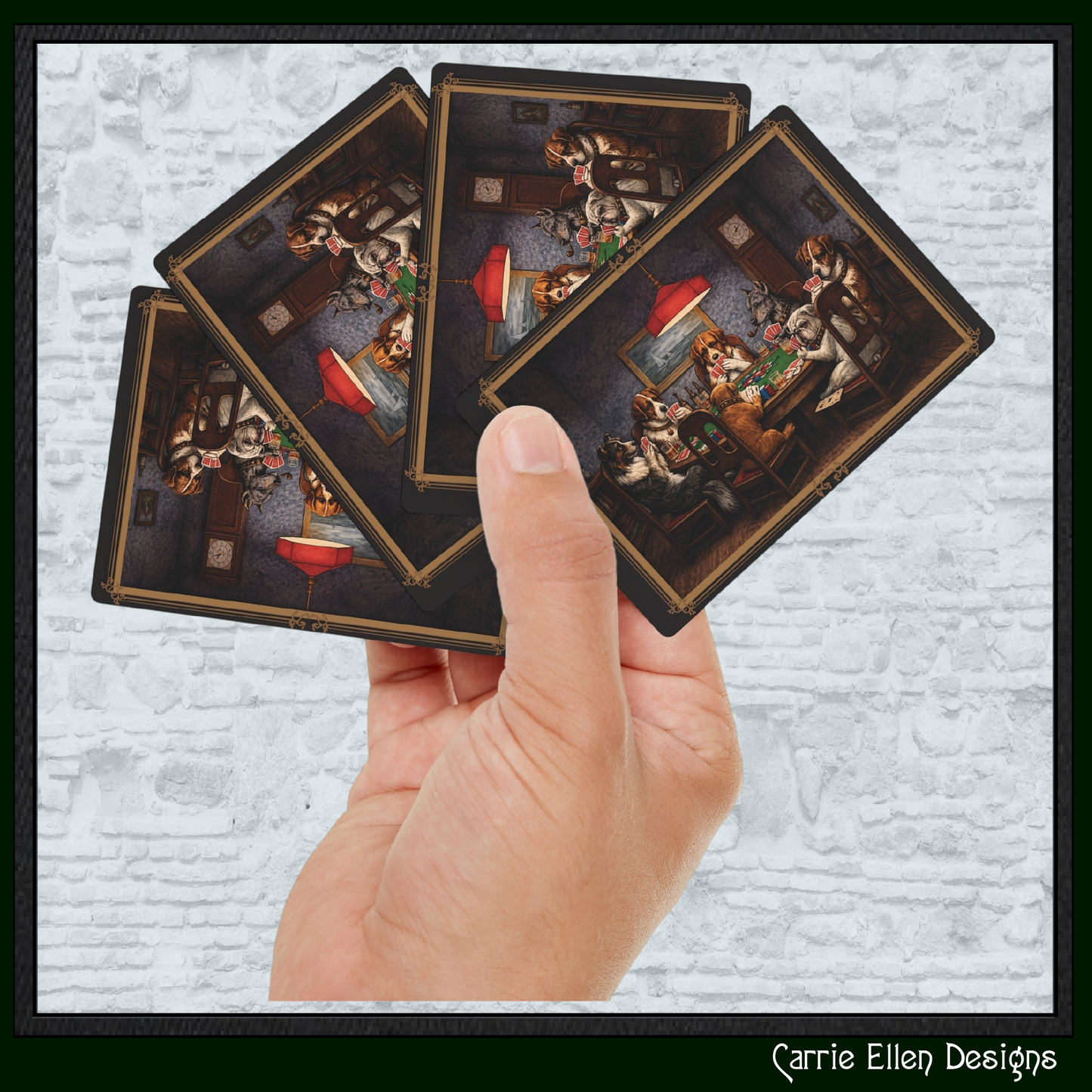 Poker Dogs Premium Playing Cards | Classic Dog Poker Deck (4273)