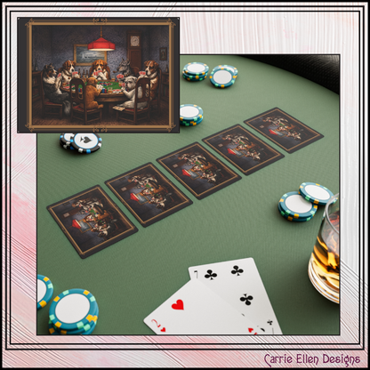 Poker Dogs Premium Playing Cards | Classic Dog Poker Deck (4273)
