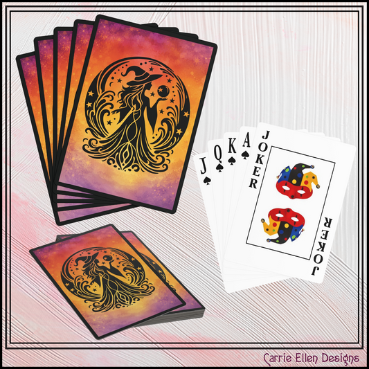 Enchanting Witch Playing Cards | Mystic Playing Deck Card Deck (4282)