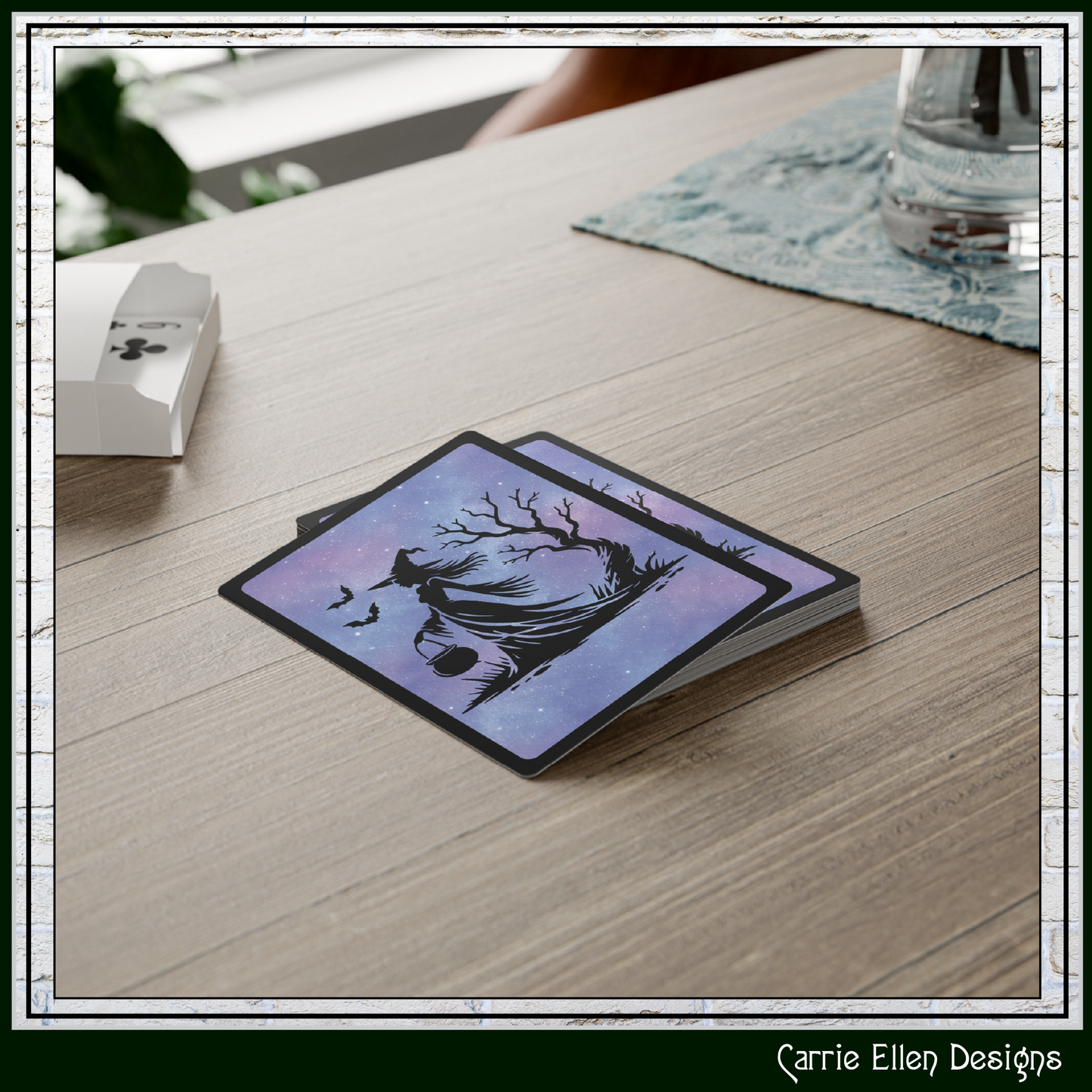 Witch with Cauldron Playing Cards | Mystical Halloween Poker Deck (4286)