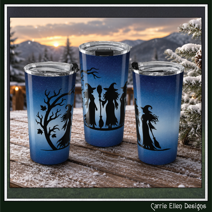 Witch Trio 20 oz Stainless Steel Tumbler | Insulated Travel Mug (4289)