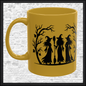 Witch Trio 11 oz Ceramic Coffee Mug | Halloween Witch Mug | 9 Color Choices (4290)