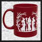 Witch Trio 11 oz Ceramic Coffee Mug | Halloween Witch Mug | 9 Color Choices (4290)