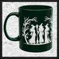 Witch Trio 11 oz Ceramic Coffee Mug | Halloween Witch Mug | 9 Color Choices (4290)