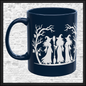 Witch Trio 11 oz Ceramic Coffee Mug | Halloween Witch Mug | 9 Color Choices (4290)