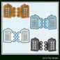 Tardis Shoe Wing Machine Embroidery Design – Classic Police Box Wings for Shoes and Boots – 4x4 & 5x7 Hoop Embroidery Project (2048)