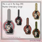 Snidely Whiplash ITH Key Fob Machine Embroidery Design | Classic Villain Cartoon In-The-Hoop Key Tag (2110)