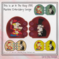 Dudley Do-Right & Snidely Whiplash ITH Shoe Wing Embroidery Design – Cartoon Mountie & Villain Wings for Shoes – 4x4 & 5x7 Hoop (2111)