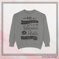 Tolerance of Idiots Snarky Quote Garment-Dyed Sweatshirt, Comfort Colors Adult Humor Printed Sweatshirt (P6005)