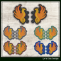 Phoenix Shoe Wing Machine Embroidery Design – Fantasy Bird In The Hoop Embroidery Design – 4x4 & 5x7 Hoop (2148)