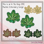 Marijuana Leaf ITH Shoe Wing Machine Embroidery Design – Cannabis Leaf In The Hoop Wings for Shoes and Boots – 4x4 & 5x7 Hoop (2174)