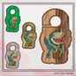 Audrey 2 ITH Doorknob Hanger Machine Embroidery Design, Classic Horror Character Little Shop Of Horrors Monster Plant (2180)