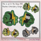 Frankenstein & Bride of Frankenstein Shoe Wings – ITH Halloween Machine Embroidery Design for Shoes – 4x4 & 5x7 Hoop (2219)