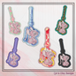 Angel ITH Key Fob Machine Embroidery Design | Cute Stitch Animated Character In-The-Hoop Project (2221)