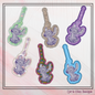 Stitch ITH Key Fob Machine Embroidery Design | Cute Animated Character In-The-Hoop Project (2222)