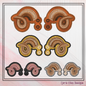 Ram Horn ITH Shoe Wing Machine Embroidery Design – Animal Horn In The Hoop Shoe Charm – 4x4 & 5x7 Hoop (2228)