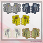 Deer Skull ITH Shoe Wing Embroidery Design – In The Hoop Floral Antler Skull Machine Embroidery Pattern – 4x4 & 5x7 Hoop (2230)