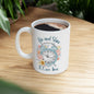 Rise and Shine, It’s Coffee Time Floral Inspiration Ceramic Coffee Mug – 11oz & 15oz – Perfect Gift for Coffee Lovers (P-6001)