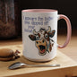 Butter Slipped off Your Biscuit Ceramic Mug | Sassy Cow Quote Accent Coffee Mug (3868)