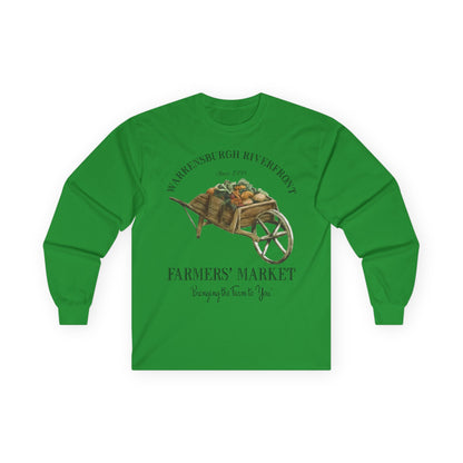 Warrensburgh Riverfront Farmers Market Unisex Long Sleeve Tee (P-6011)