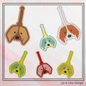 Dog ITH Key Fob Machine Embroidery Design | Fun Dog Face In-The-Hoop Animal Key Tag Project (2509)