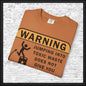 Funny Warning Jumping Into Toxic Waste Comfort Colors T-Shirt - Sarcastic Graphic Tee (4390)