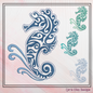 Seahorse Machine Embroidery Design – Sea Life Ocean Animal Pattern | 6 Sizes (2534)