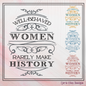 Well Behaved Women Machine Embroidery Saying, Vintage Style Sarcastic Funny Sayings and Quotes, 6 Sizes (2618)