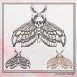 Skull Moth Machine Embroidery Design – Gothic Skull Moth Pattern, Dark Aesthetic Stitch File, 6 Sizes (2633)