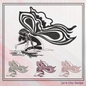 Fairy with Butterfly Wings Artistic Machine Embroidery Design | Fantasy Embroidery Pattern, 6 Sizes (2636)