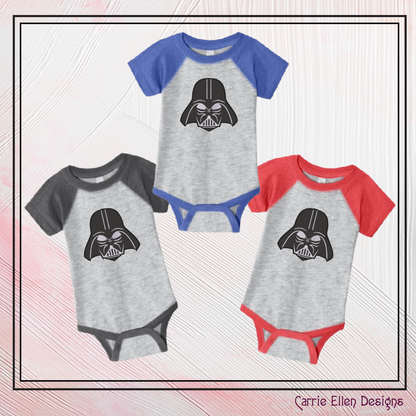 Darth Vader Helmet Applique Machine Embroidery Design – Star Wars Inspired Applique Pattern, 6 Sizes (2639)