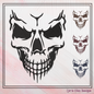 Skull Death Mask Machine Embroidery Design – Gothic Halloween Skull Pattern, 6 Sizes (2645)