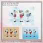 Beach Seagull Trio ITH Mug Rug Machine Embroidery Design | Coastal Seabird Mug Rug | In The Hoop Beach Decor Embroidery Pattern (2666)