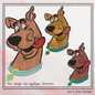 Scooby Doo Cartoon Dog Applique Machine Embroidery Design, Nostalgic Classic Dog Cartoon, 6 sizes (2693)