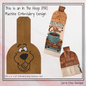 Scooby Doo ITH Towel Topper Machine Embroidery Design, In The Hoop Classic Cartoon Dog Towel Hanger (2704)