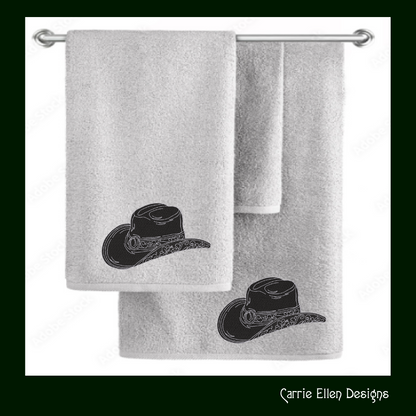 Cowboy Hat Machine Embroidery Design, Western Cowgirl Hat, Southern Charm Trendy Design, 6 Sizes (2723)