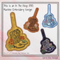 Cowboy Boot ITH Key Fob Machine Embroidery Design | Western Floral Boot In-The-Hoop Key Tag with Southern Charm (2737)