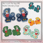 Seagull In The Hoop Shoe Wings – Seagull Diver Machine Embroidery ITH Shoe Charms, Sea Bird With Snorkel (2787)