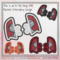 Corpse Bride ITH Shoe Wing Design – Machine Embroidery In The Hoop Design, Nightmare Before Christmas Boot Charms (2804)