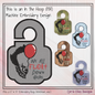 We All Float Down Here ITH Door Hanger Machine Embroidery Design | Pennywise the Clown Door Hanger In The Hoop Pattern (2808)