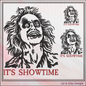 Its Showtime Movie Quote Machine Embroidery Design, Beetlejuice Halloween Themed Film Design, 6 Sizes (2817)