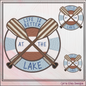 Life is Better at the Lake Machine Embroidery Design Saying, Swimmer Life Preserver Family Camping Vacation Décor, Beach House (2839)