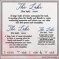 The Lake Machine Embroidery Design Saying, Lake Dictionary Definition, Family Camping Fishing House Decor (2846)