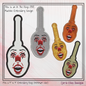 Pennywise the Clown ITH Keychain Machine Embroidery Design | Horror Clown In The Hoop Key Fob Pattern (2859)