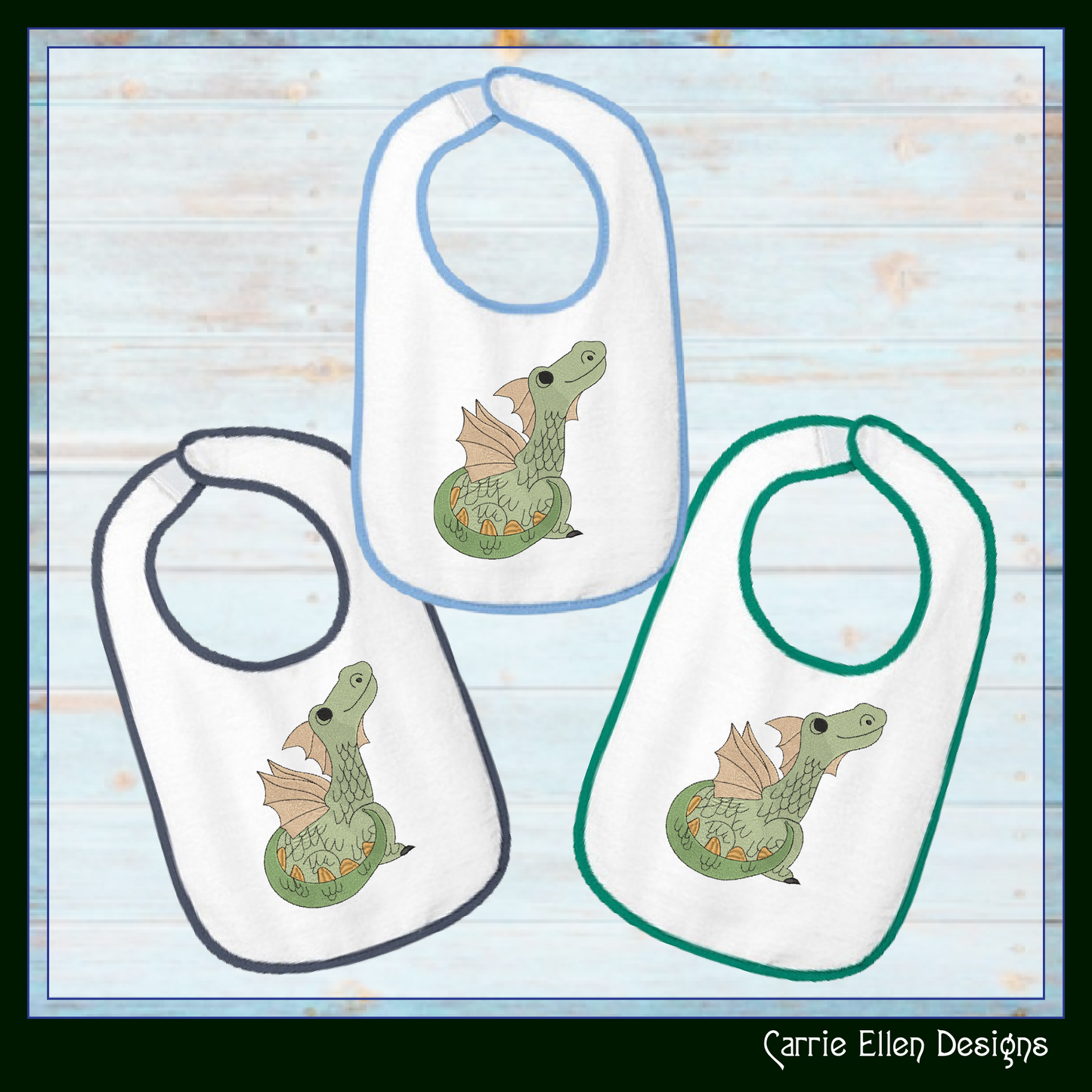 Baby Dragon Machine Embroidery Design | Fantasy Dragon Stitch File | Whimsical Dragon Embroidery Pattern | Kawaii Magical Creature , 6 Sizes, (2880)