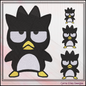 Penguin Cartoon Character Machine Embroidery Design, Badtz Maru Hello Kitty and Friends Fandom Cartoon, 6 Sizes (2945)