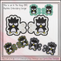 Penguin Character In The Hoop Machine Embroidery Shoe Wing Design, ITH Badtz Maru Hello Kitty and Friends Fandom Cartoon (2947)