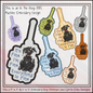 I'm Fine Dog ITH Key Fob Machine Embroidery Design | Everything Is Fine Neurotic Dog In-The-Hoop Project (2950)